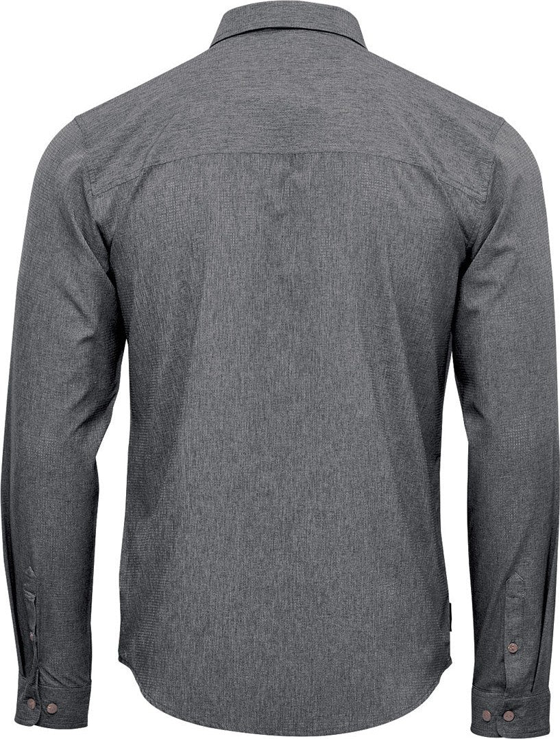 Stormtech Qrt-2 Men’s Azores Quick Dry L/s Shirt - Heather Gray - Adult s