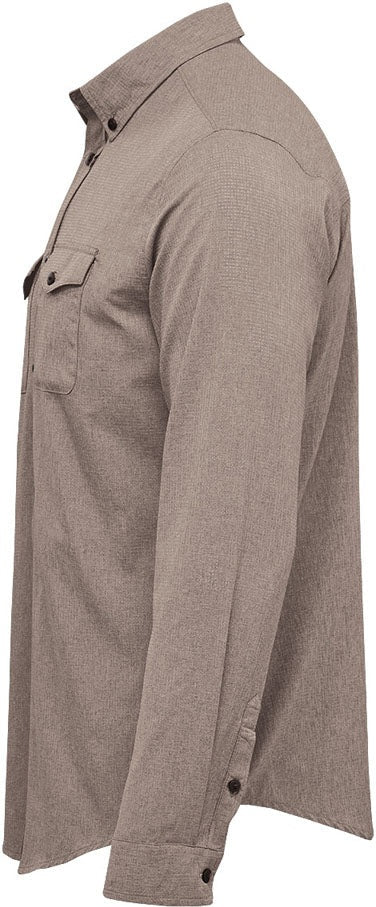 Stormtech Qrt-2 Men’s Azores Quick Dry L/s Shirt - Taupe