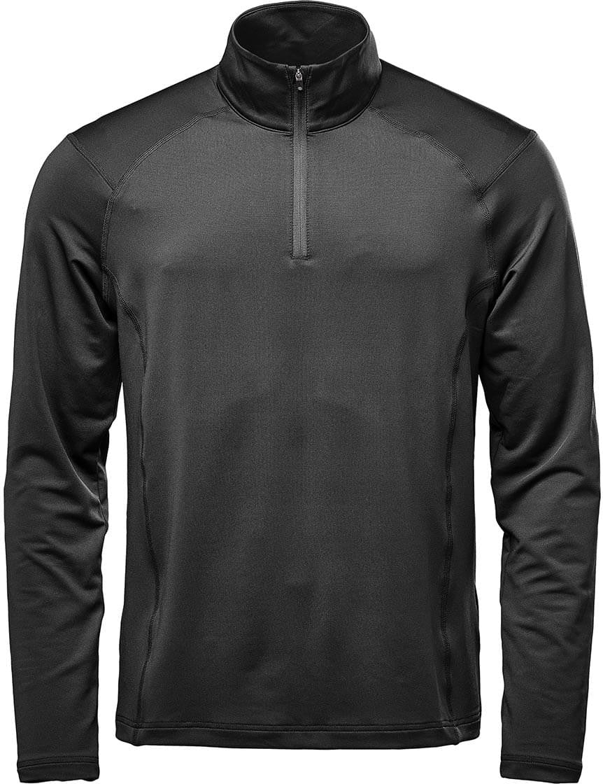 Stormtech Qt-1 Men’s Augusta 1/4 Zip Long Sleeve - Black - Adult s