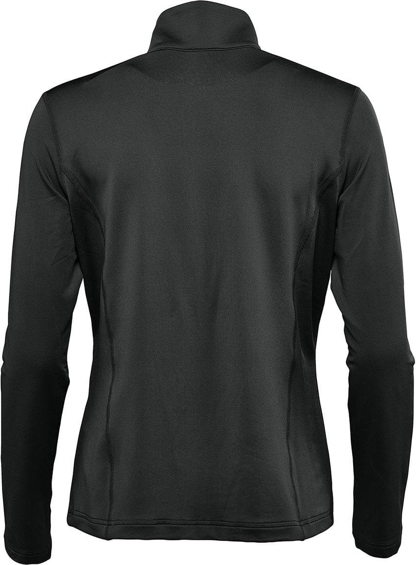 Stormtech Qt-1w Women’s Augusta 1/4 Zip Long Sleeve - Black
