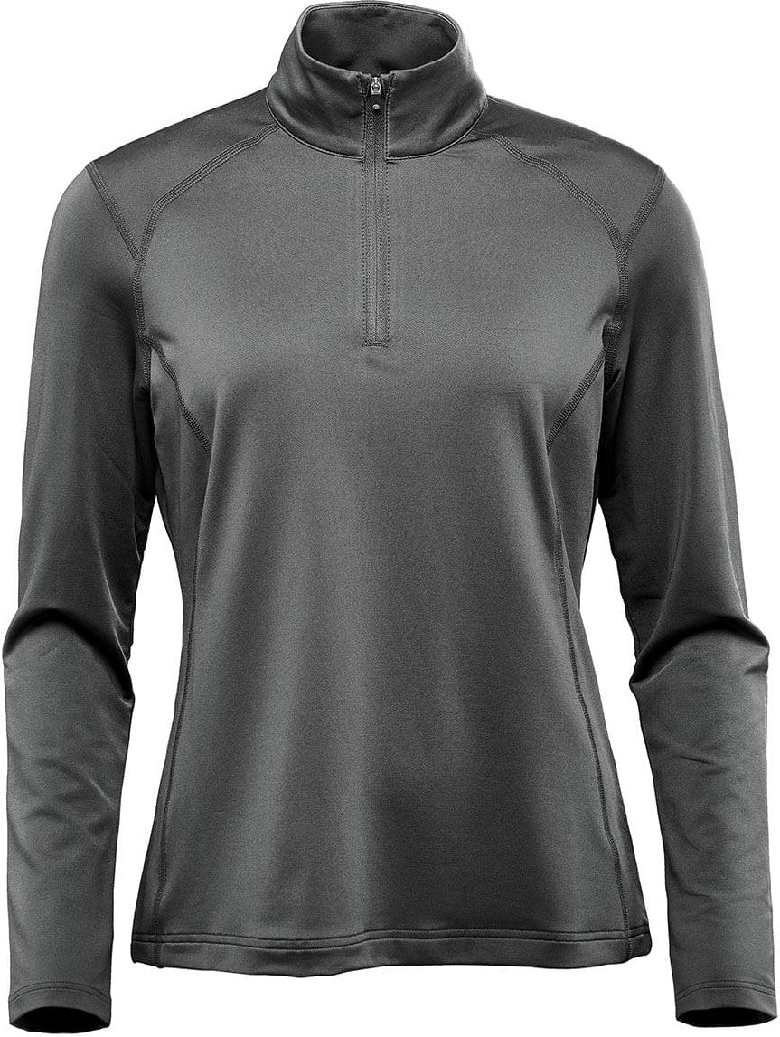 Stormtech Qt-1w Women’s Augusta 1/4 Zip Long Sleeve - Graphite - Ladies Xs