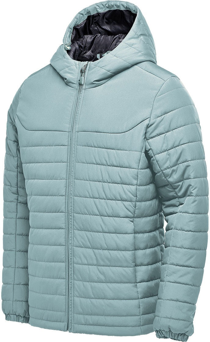 Stormtech Qxh-1 Men’s Nautilus Quilted Hoody Jacket - Ice Blue