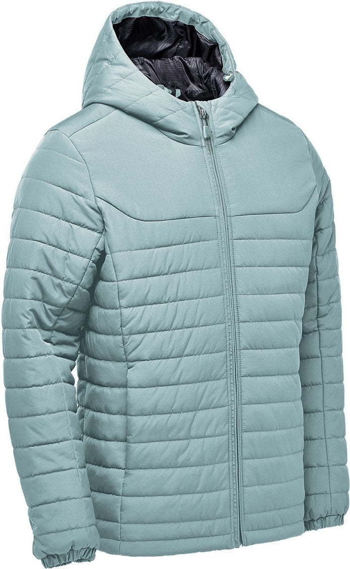 Stormtech Qxh-1 Men’s Nautilus Quilted Hoody Jacket - Ice Blue