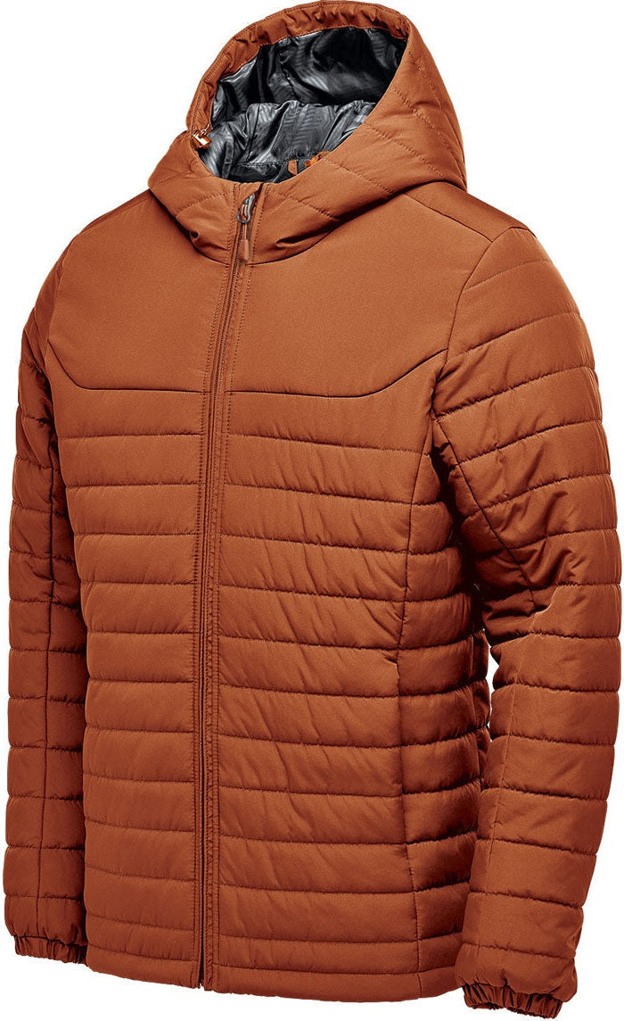 Stormtech Qxh-1 Men’s Nautilus Quilted Hoody Jacket - Rust