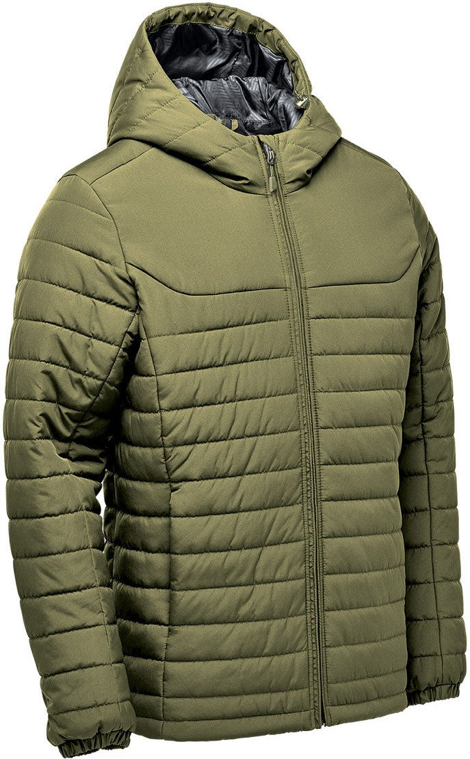 Stormtech Qxh-1 Men’s Nautilus Quilted Hoody Jacket - Sage Green