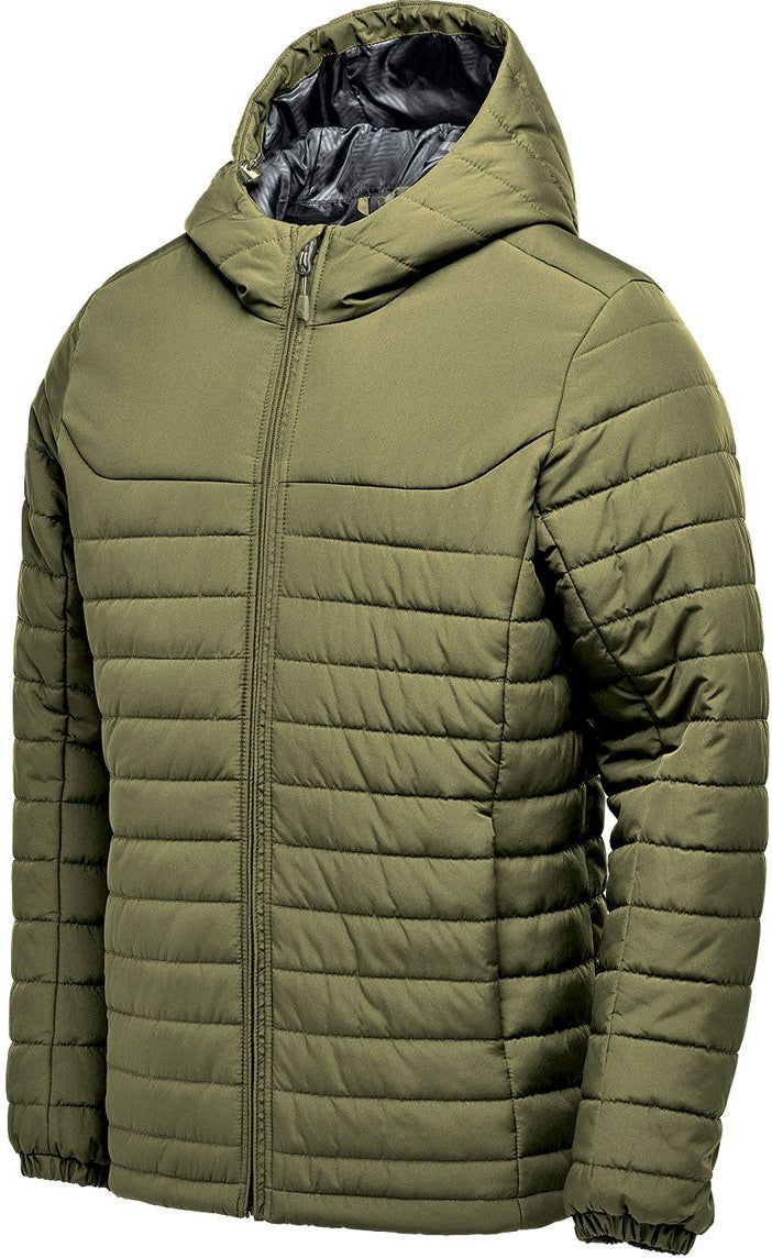 Stormtech Qxh-1 Men’s Nautilus Quilted Hoody Jacket - Sage Green