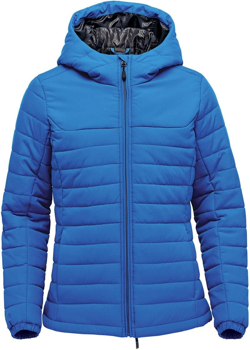 Stormtech Qxh-1w Women’s Nautilus Quilted Hoody Jacket - Azure Blue - Ladies Xs