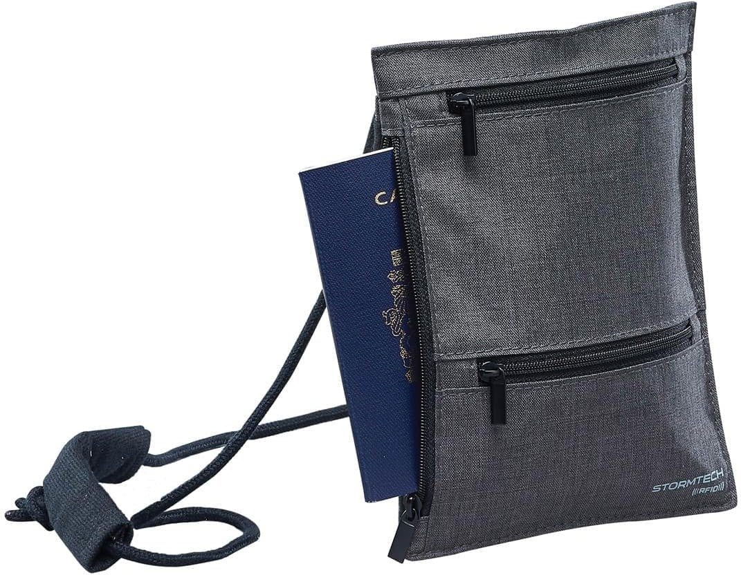 Stormtech Rf-1 Cupertino Rfid Passport Sling - Graphite Black