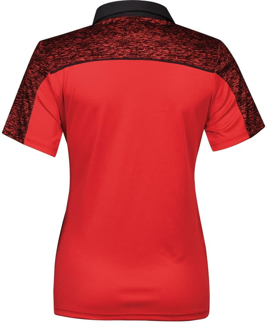 Stormtech Rfp-1w Women’s Silverback H2x-dry Polo - Bright Red Black Heather - Ladies Xs