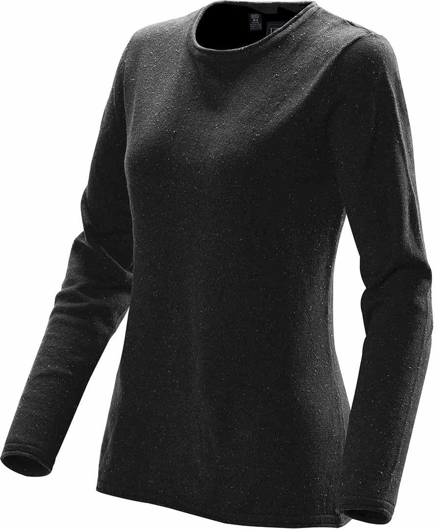 Stormtech Rsc-1w Women’s Zermat V-neck Sweater - Black Carbon