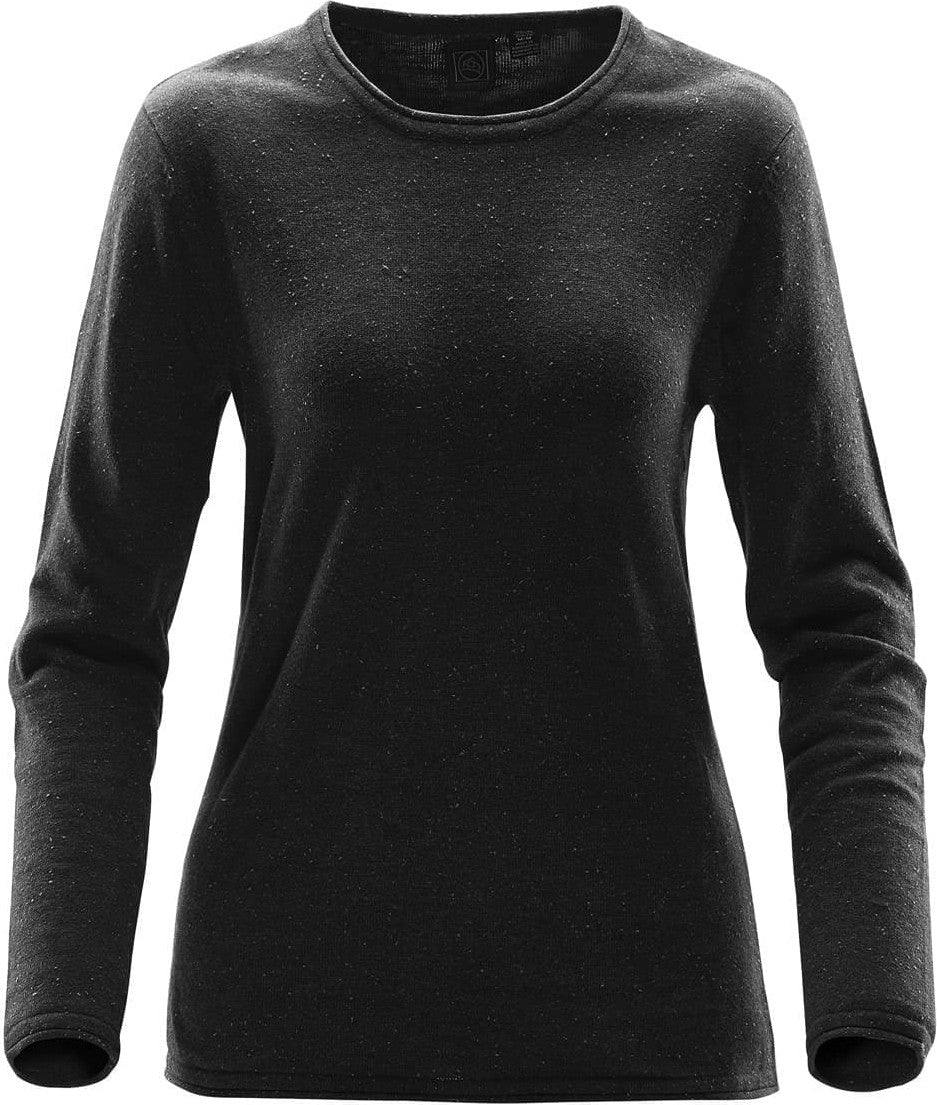 Stormtech Rsc-1w Women’s Zermat V-neck Sweater - Black Carbon - Ladies Xs