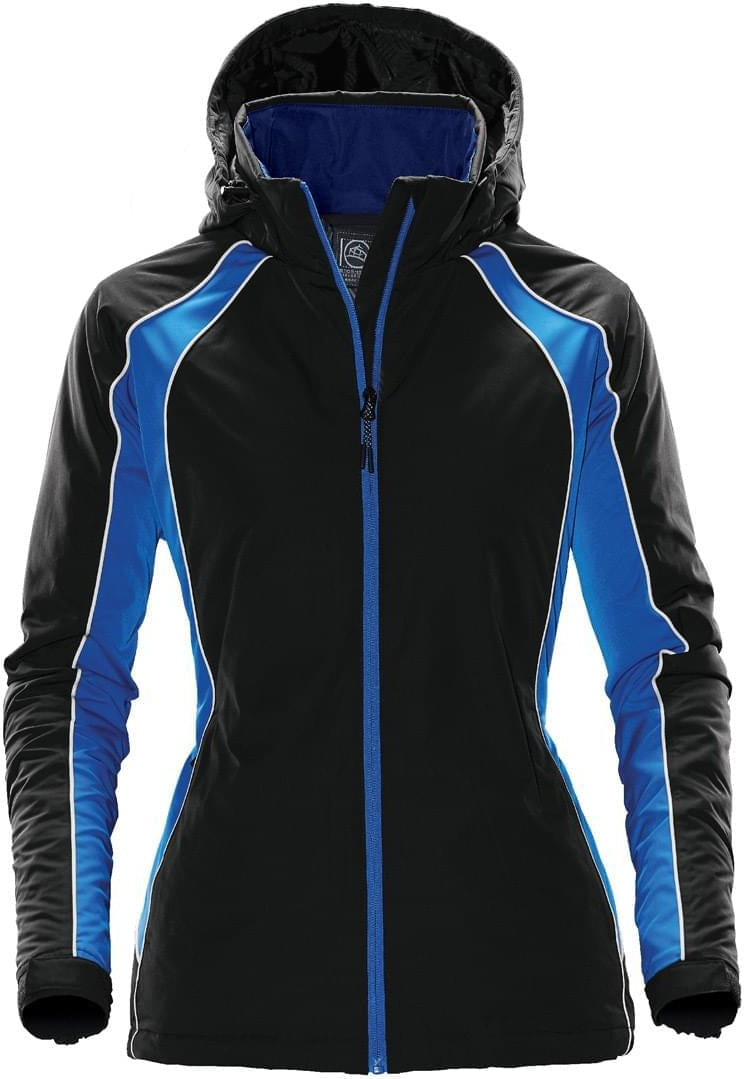 Stormtech Rwx-1w Women’s Road Warrior Thermal Shell - Black Royal - Ladies s