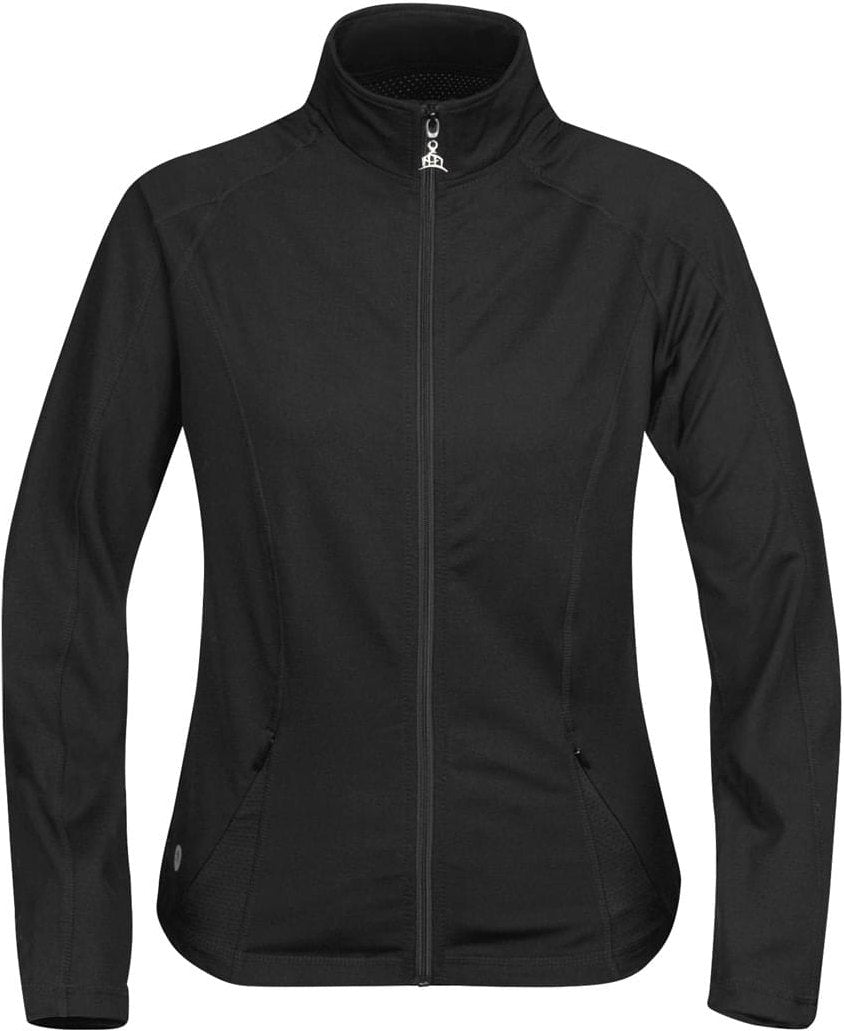 Stormtech Saj014 Women’s Supplex Textured Jacket - Black - Ladies l