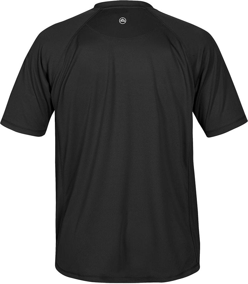 Stormtech Sat037 Men’s H2x-dry Short Sleeve Tee - Black