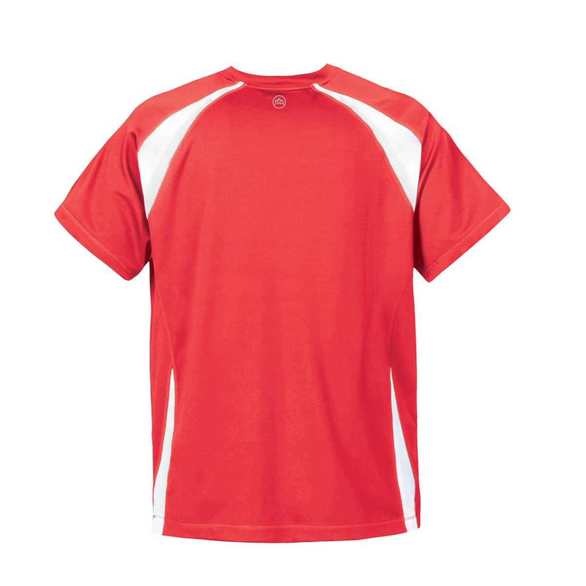 Stormtech Sat100y Youth H2x-dry Jersey - Scarlet Tech White