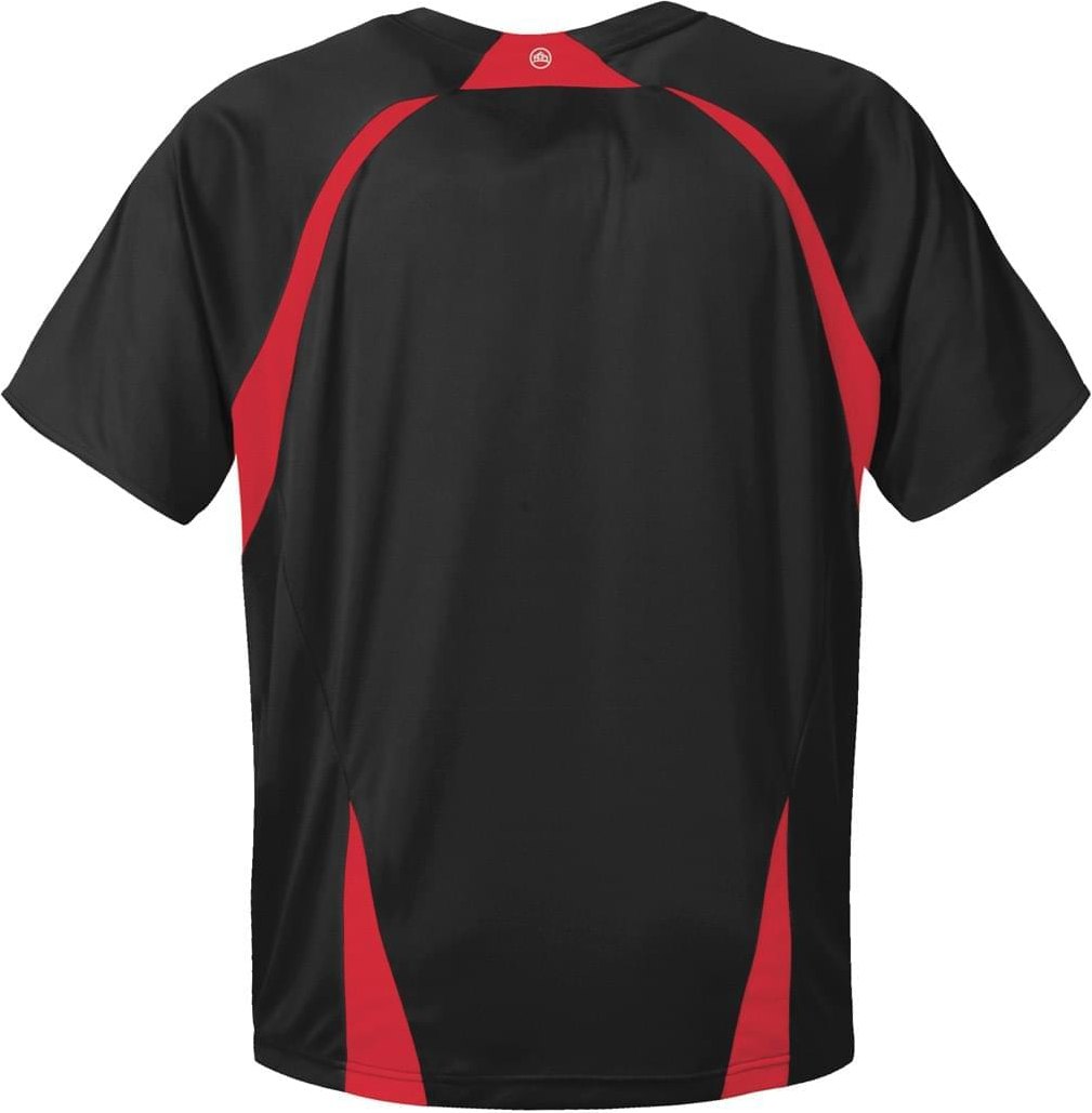 Stormtech Sat120 Men’s H2x-dry Jersey - Tech Black Scarlet