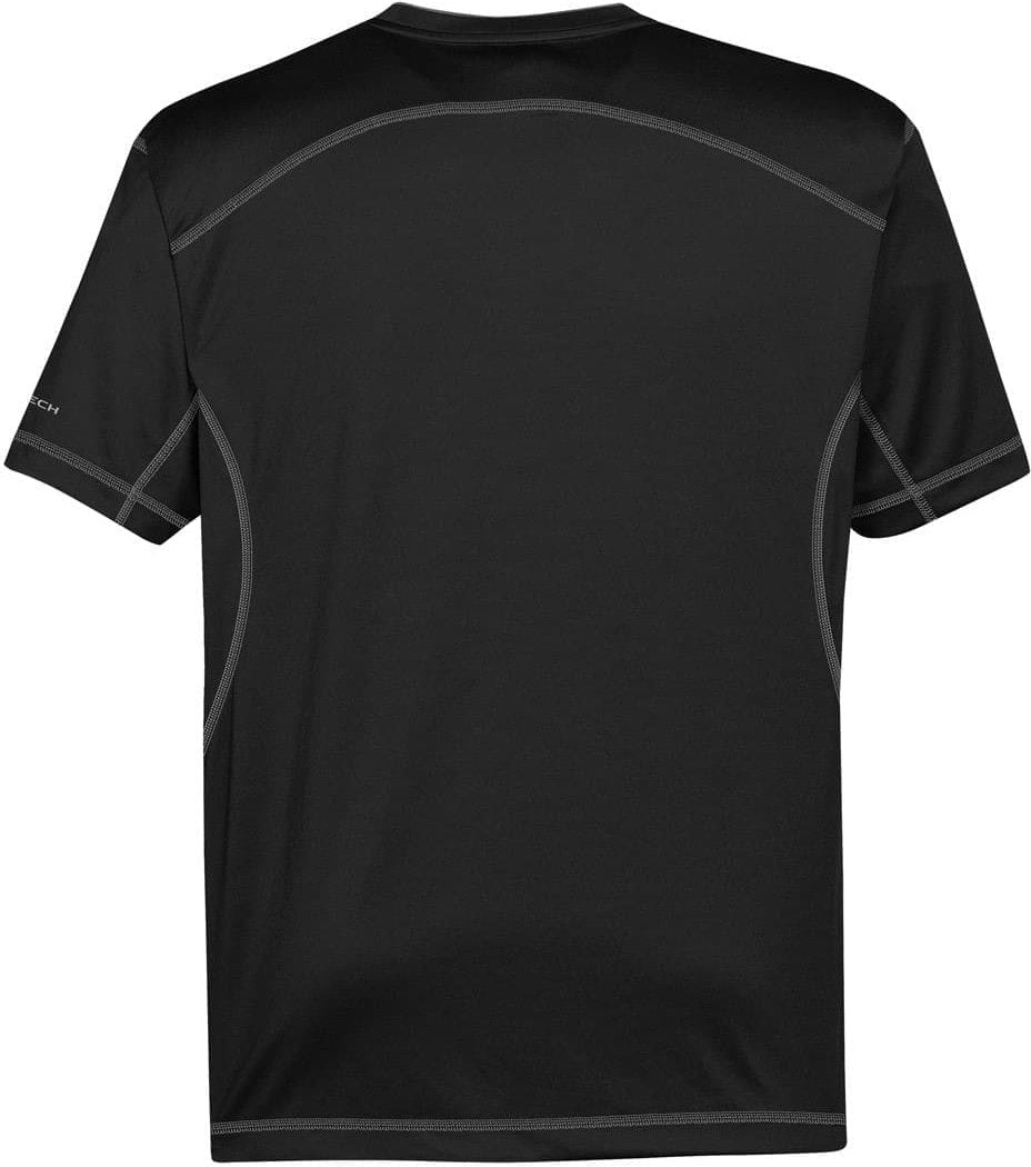 Stormtech Sat400 Men’s H2x-dry Hybrid Tee - Black Granite - Adult Xs