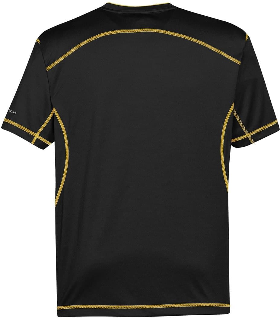 Stormtech Sat400 Men’s H2x-dry Hybrid Tee - Black Sundance