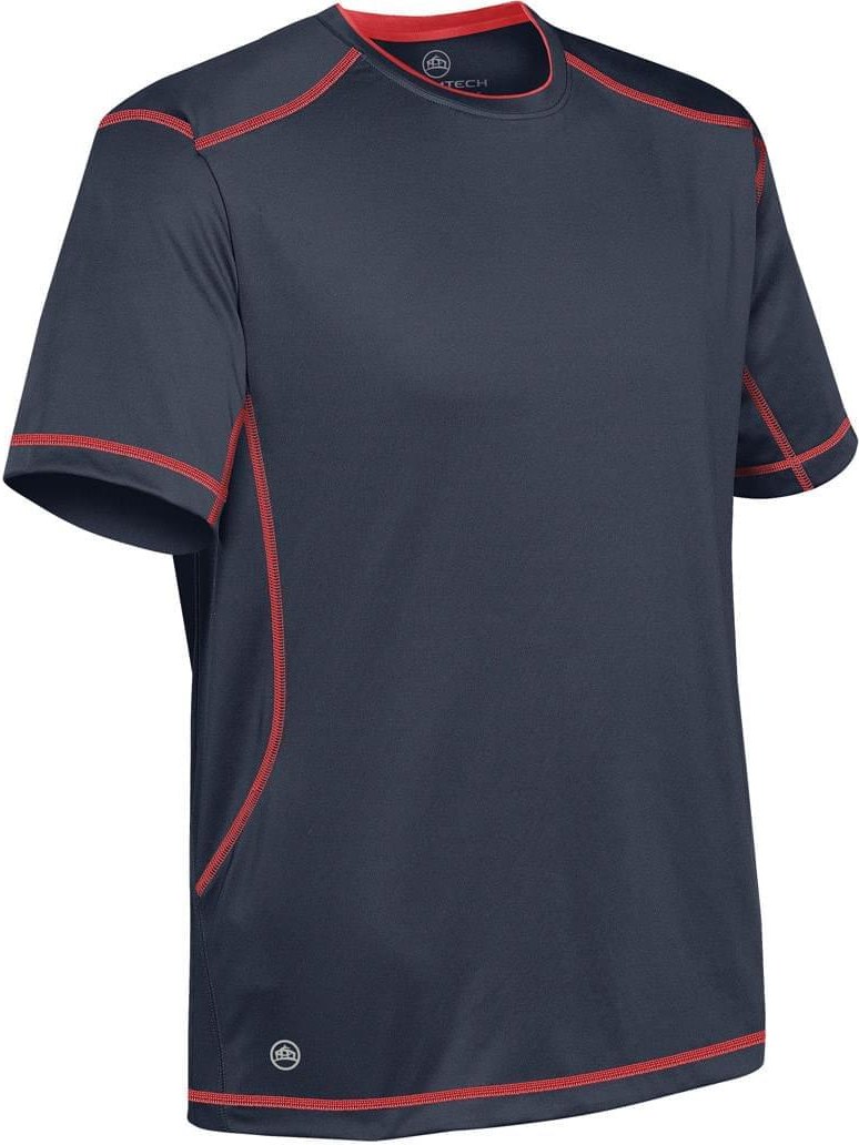 Stormtech Sat400 Men’s H2x-dry Hybrid Tee - Navy True Red