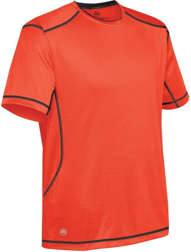 Stormtech Sat400 Men’s H2x-dry Hybrid Tee - Orange - Black