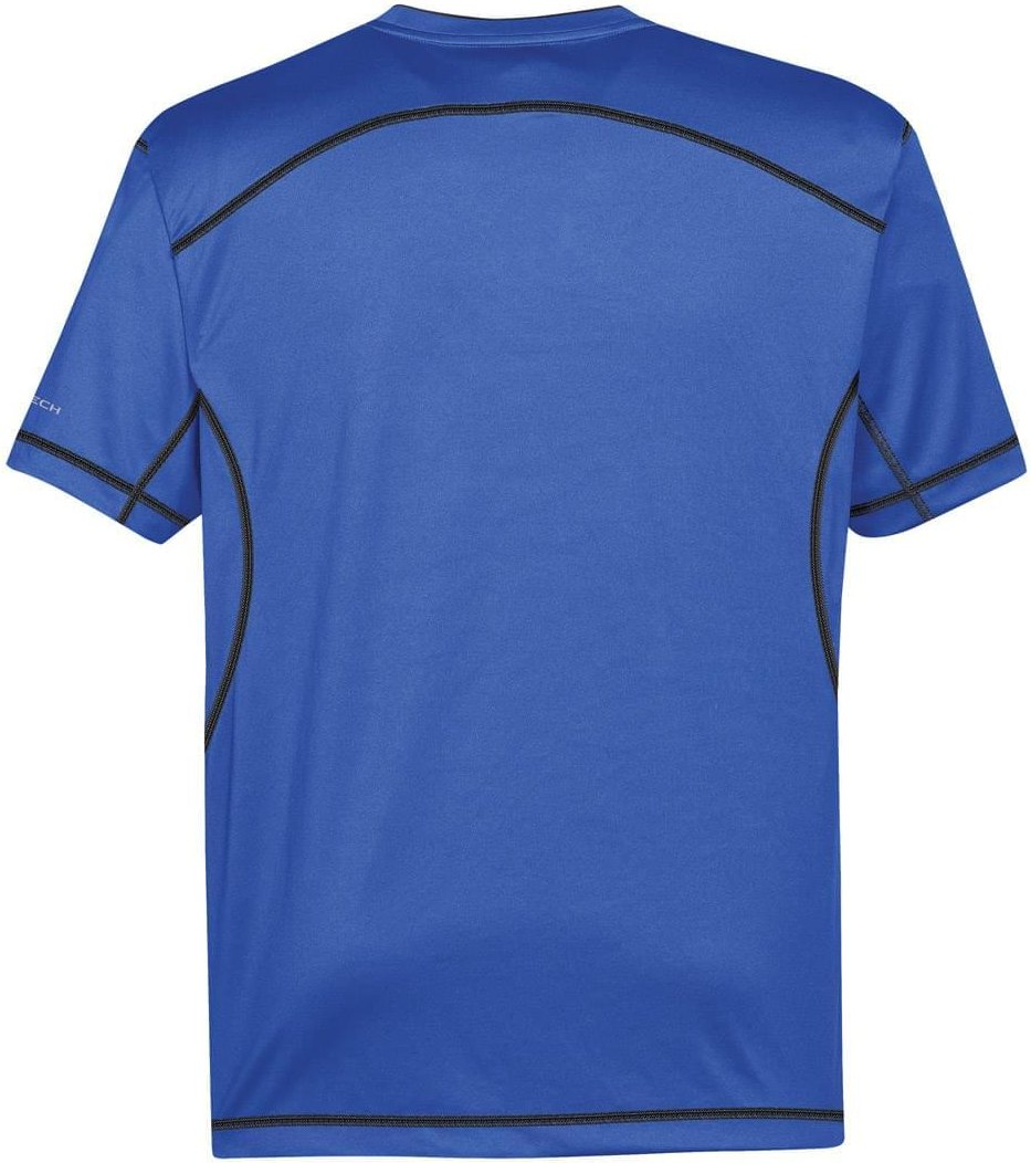 Stormtech Sat400 Men’s H2x-dry Hybrid Tee - Royal - Black - Adult Xs