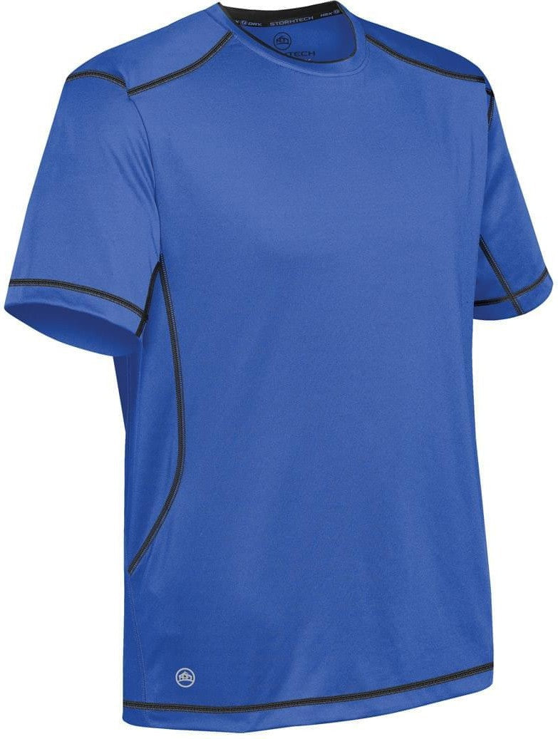 Stormtech Sat400 Men’s H2x-dry Hybrid Tee - Royal - Black