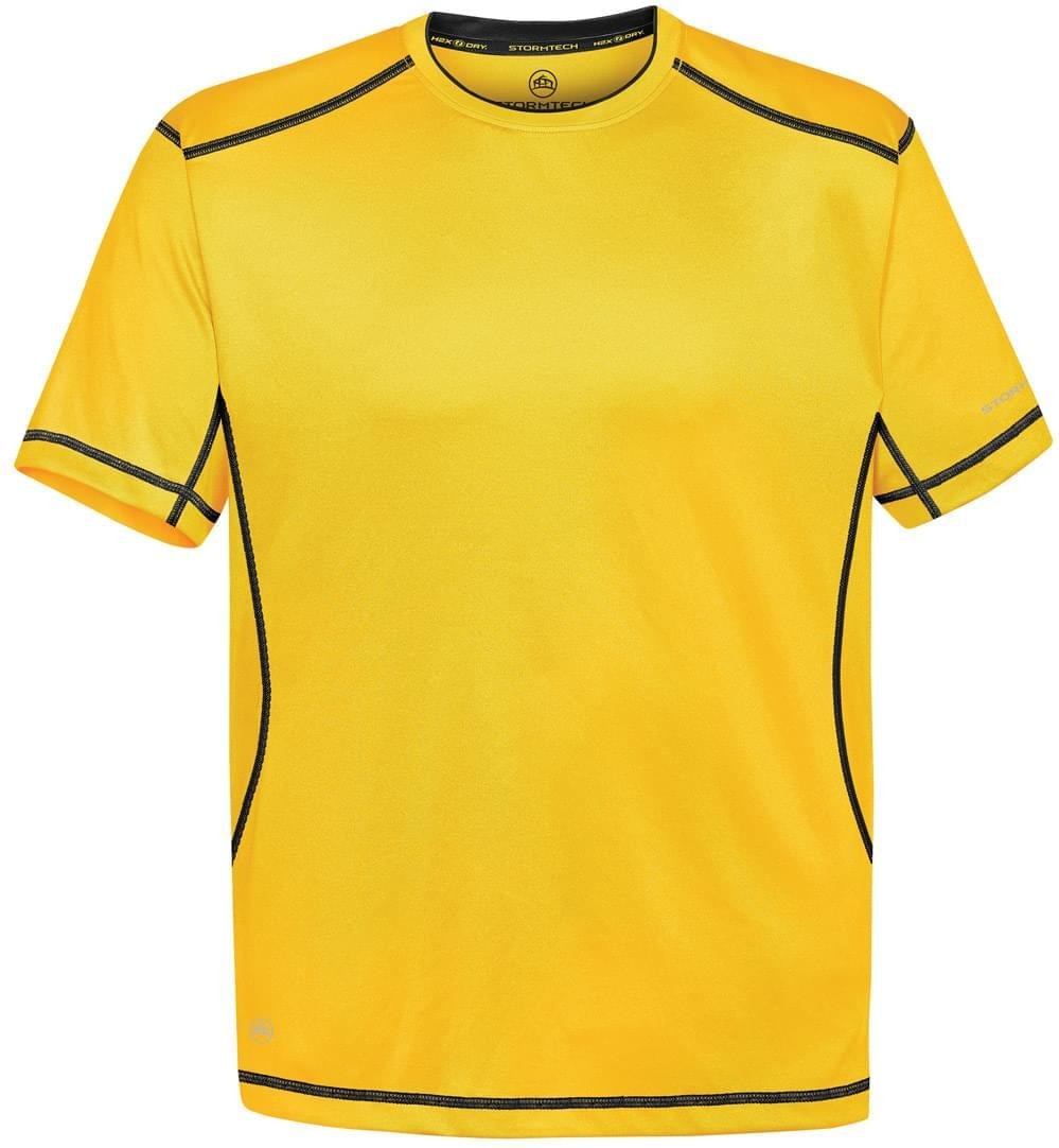 Stormtech Sat400 Men’s H2x-dry Hybrid Tee - Sundance - Black - Adult Xs