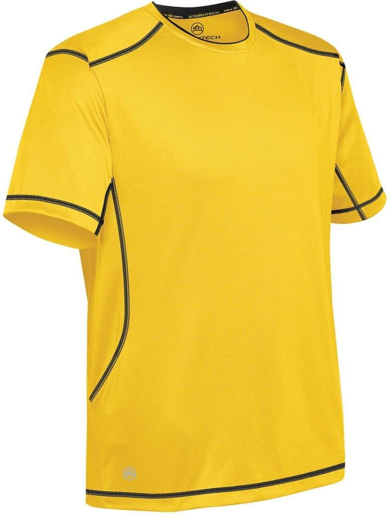 Stormtech Sat400 Men’s H2x-dry Hybrid Tee - Sundance - Black