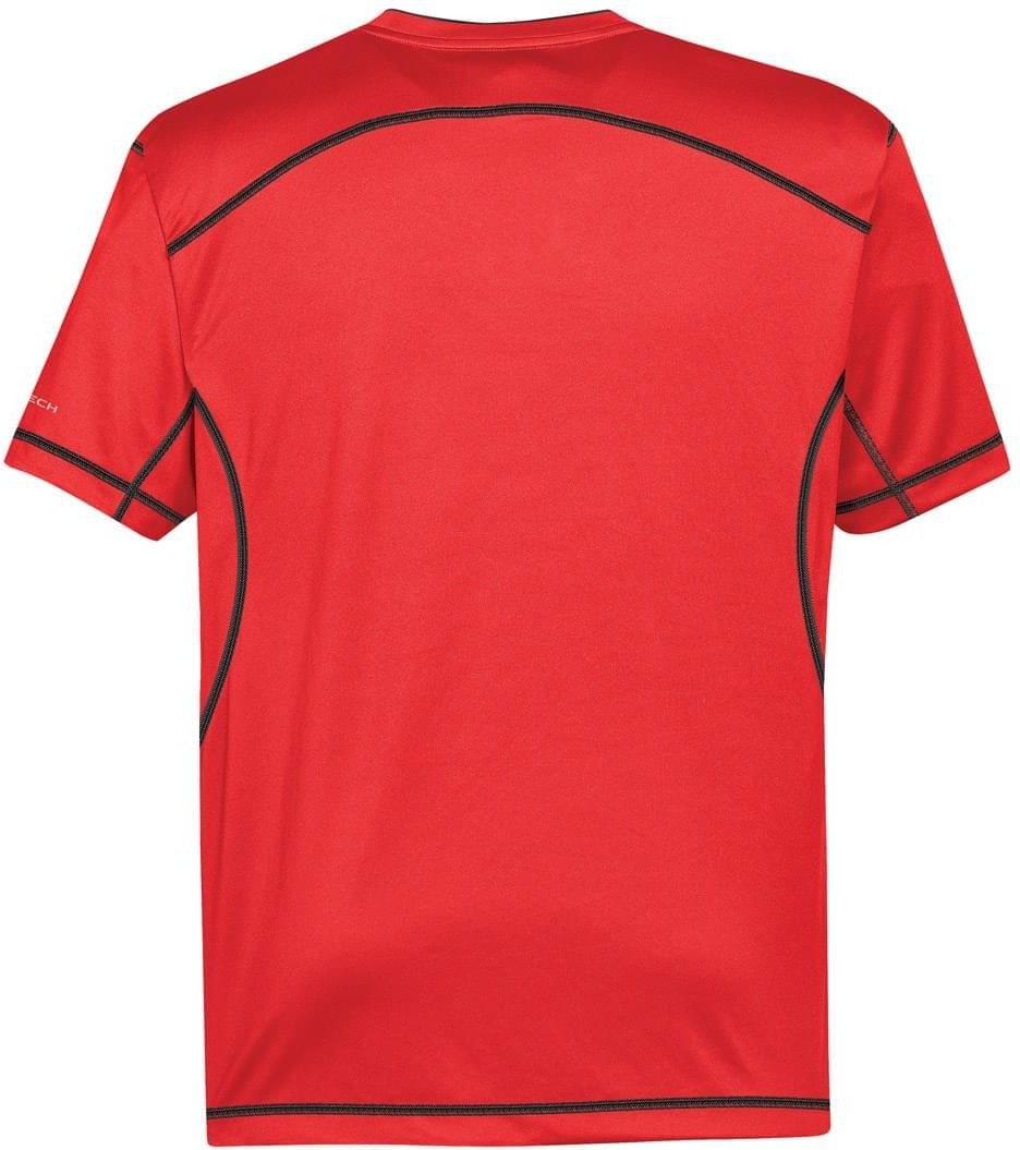 Stormtech Sat400 Men’s H2x-dry Hybrid Tee - True Red Black - Adult l