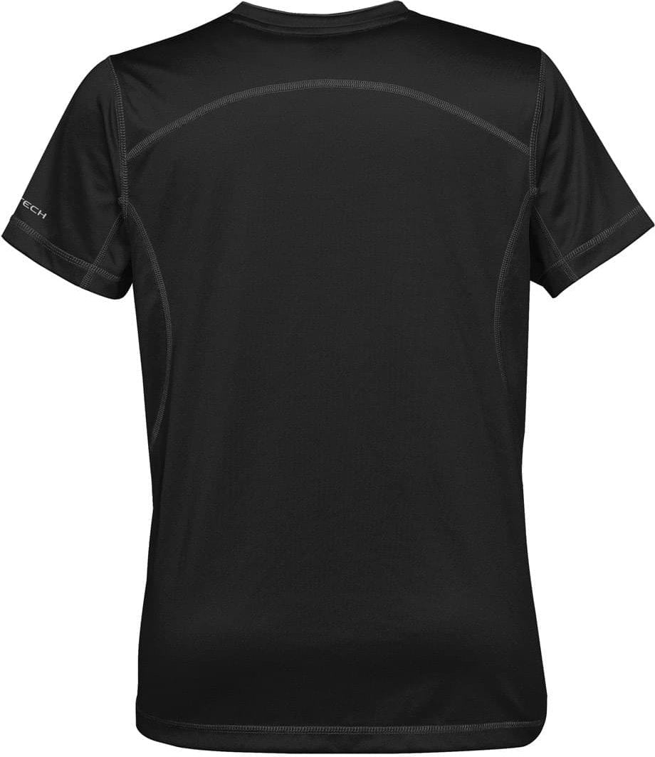 Stormtech Sat400w Women’s H2x-dry Hybrid Tee - Black Granite - Ladies m