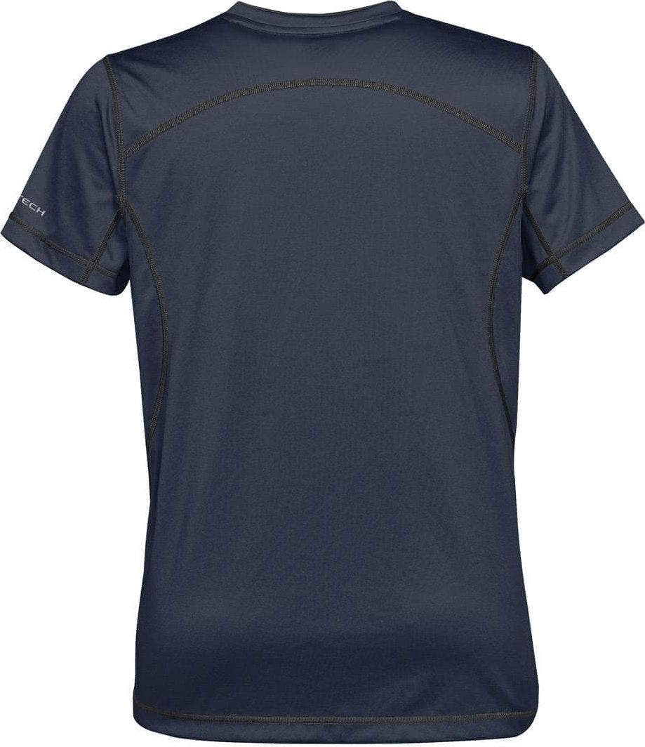Stormtech Sat400w Women’s H2x-dry Hybrid Tee - Navy Granite - Ladies Xs