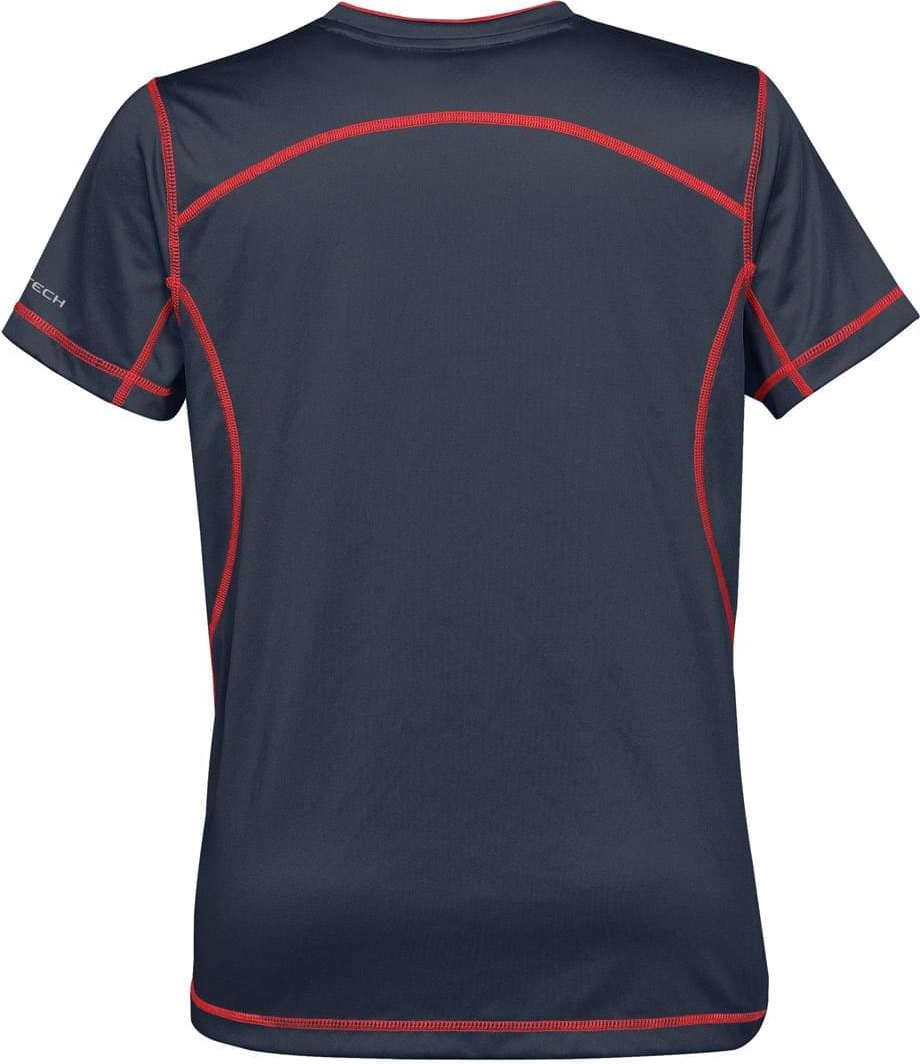 Stormtech Sat400w Women’s H2x-dry Hybrid Tee - Navy True Red - Ladies Xs