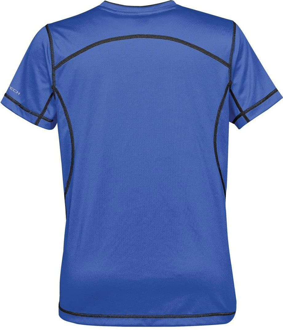 Stormtech Sat400w Women’s H2x-dry Hybrid Tee - Royal - Black