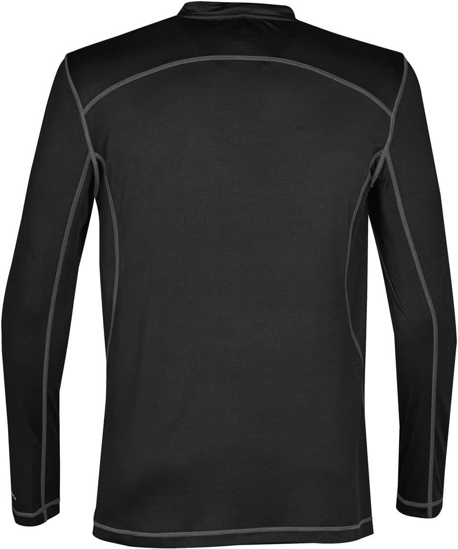 Stormtech Sat500 Men’s H2x-dry Hybrid Long Sleeve Tee - Black Granite - Adult s