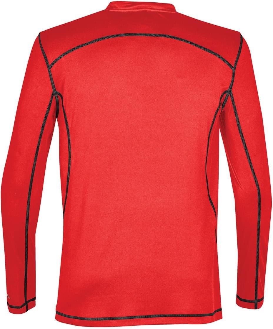 Stormtech Sat500 Men’s H2x-dry Hybrid Long Sleeve Tee - Red - Black