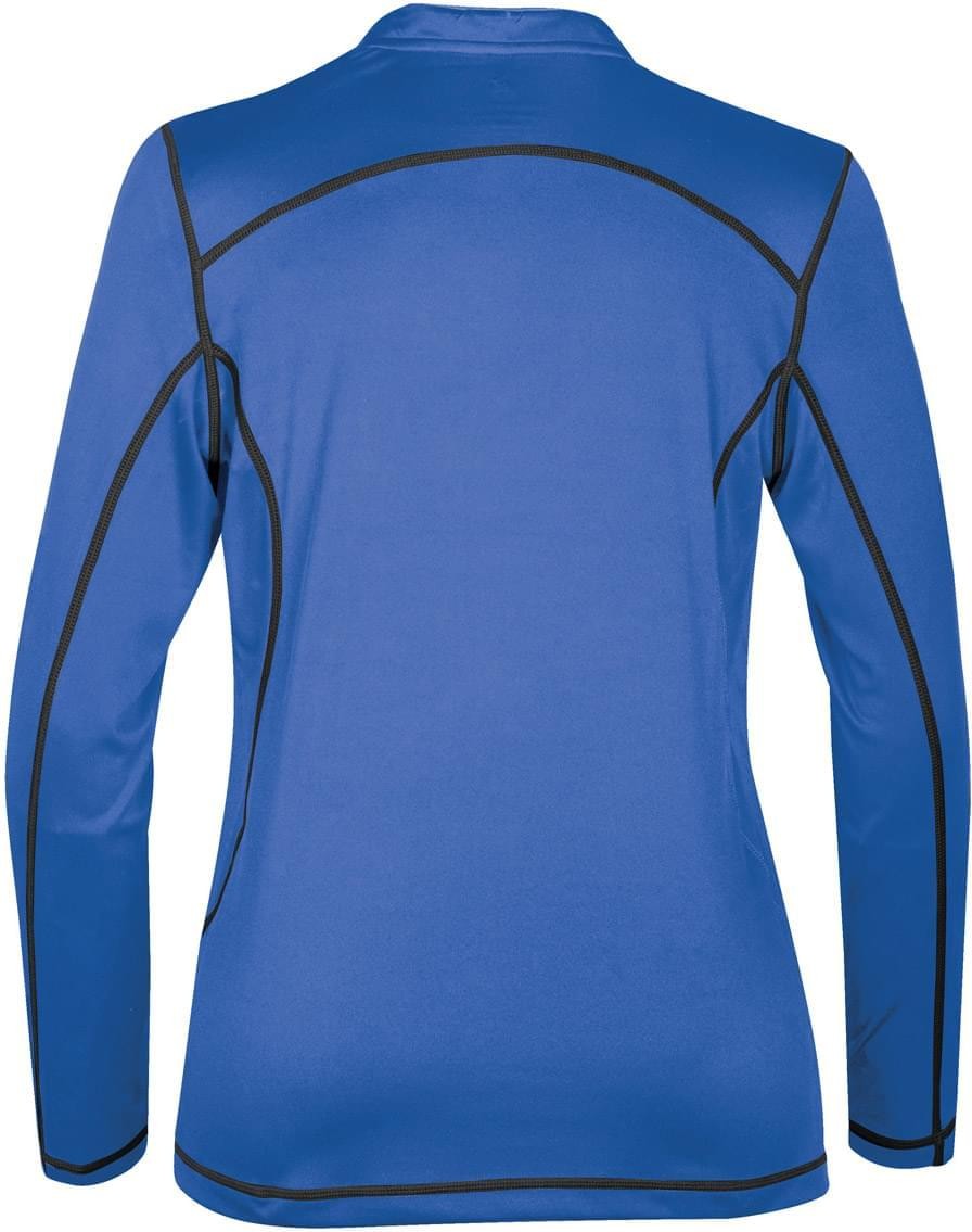 Stormtech Sat500w Women’s H2x-dry Hybrid Long Sleeve Tee - Royal - Black - Ladies s
