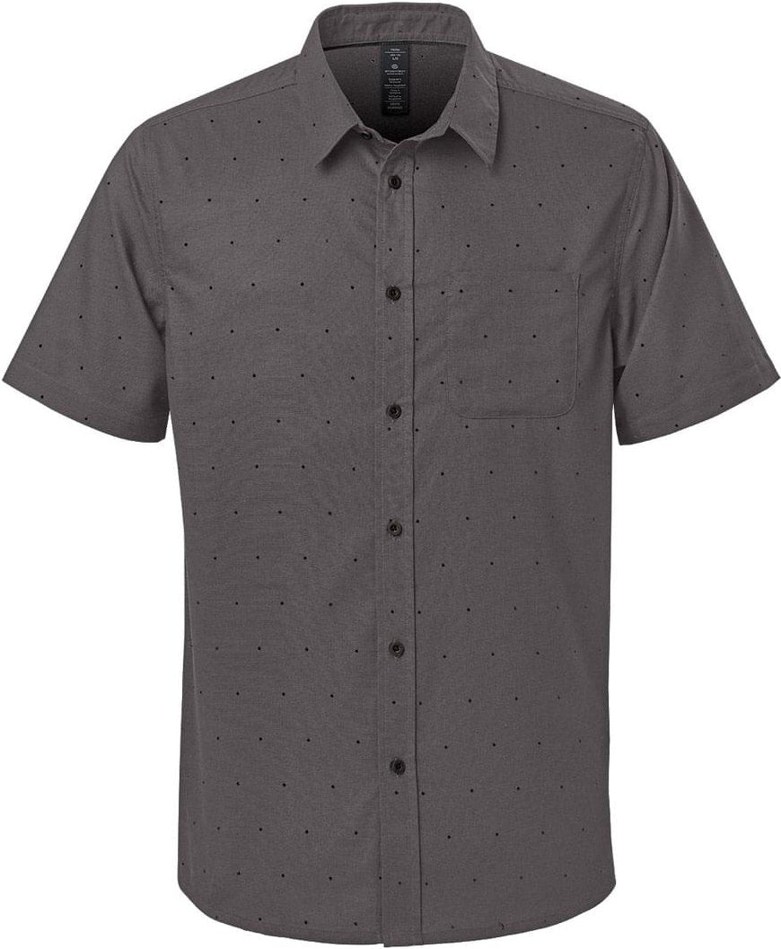 Stormtech Sbr-1 Men’s Molokai S/s Shirt - Carbon Black - Adult s
