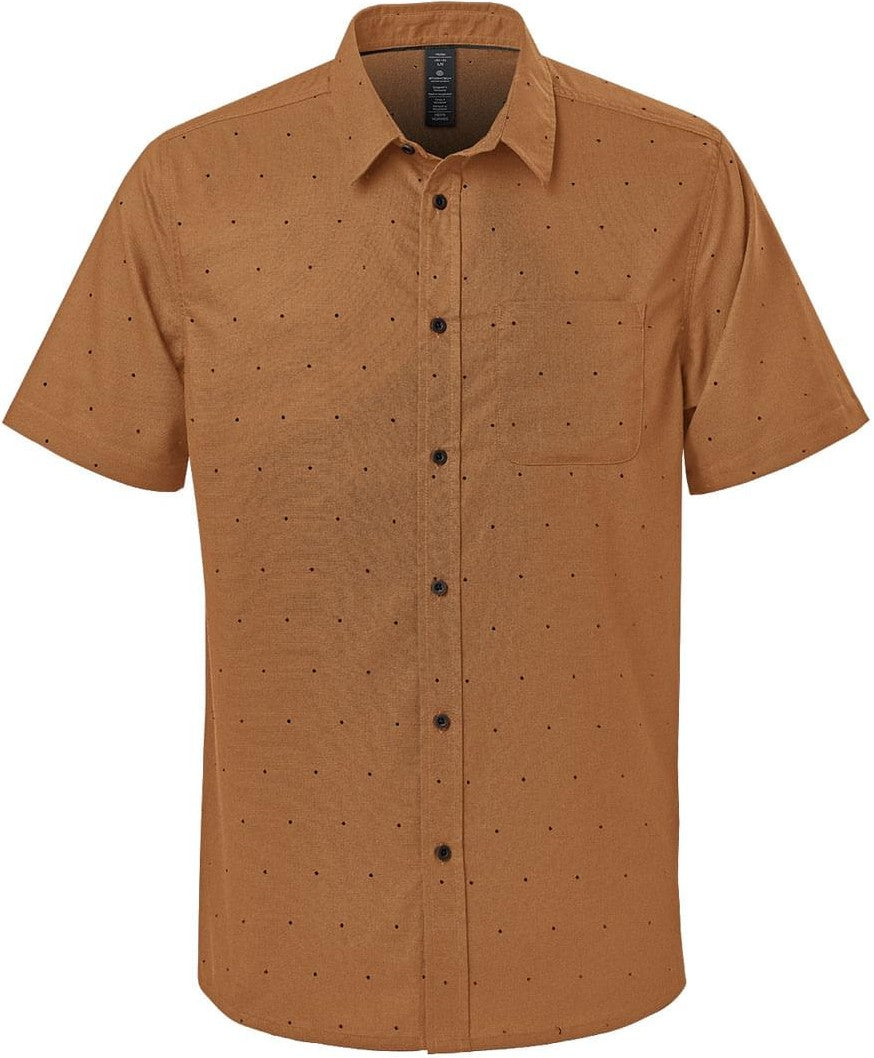 Stormtech Sbr-1 Men’s Molokai S/s Shirt - Mineral Black - Adult s