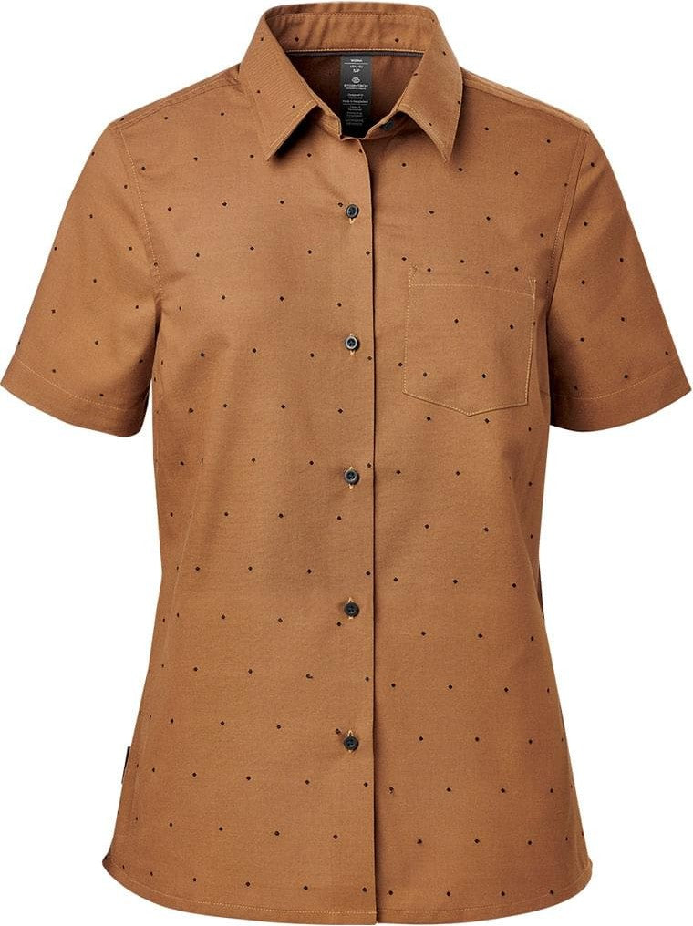 Stormtech Sbr-1w Women’s Molokai S/s Shirt - Mineral - Black - Ladies Xs