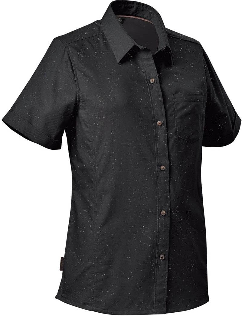 Stormtech Sbr-2w Women’s Skeena S/s Shirt - Black Carbon