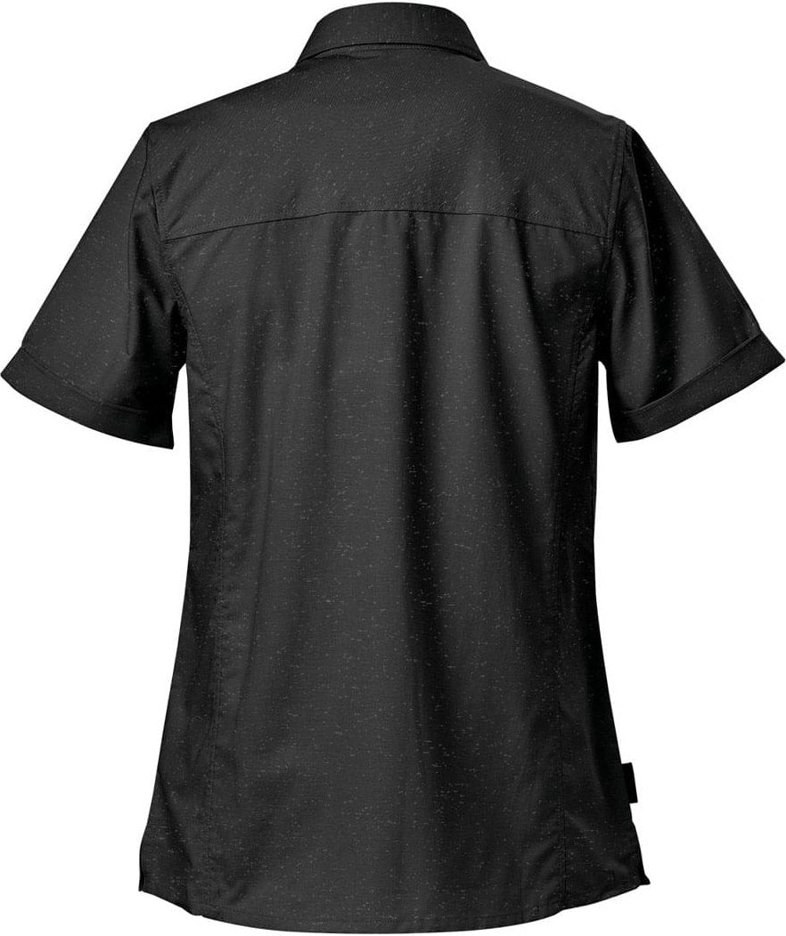 Stormtech Sbr-2w Women’s Skeena S/s Shirt - Black Carbon - Ladies Xs