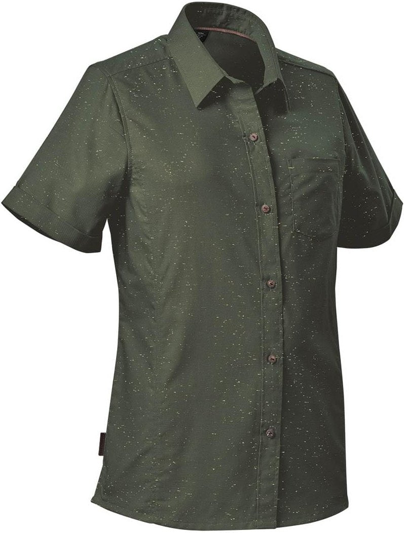 Stormtech Sbr-2w Women’s Skeena S/s Shirt - Earth - White