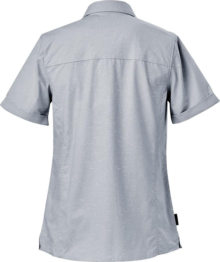 Stormtech Sbr-2w Women’s Skeena S/s Shirt - Zinc - White - Ladies Xs