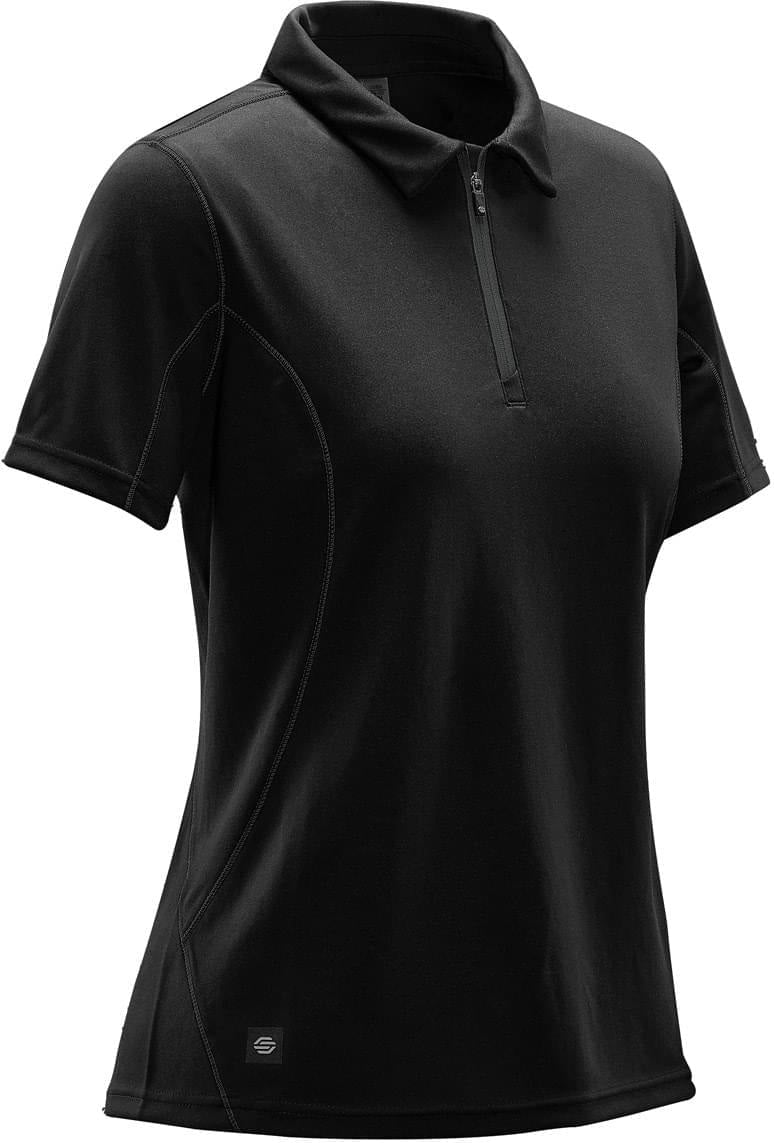 Stormtech Sdp-1w Women’s Pulse 1/4 Zip Polo - Black Dolphin