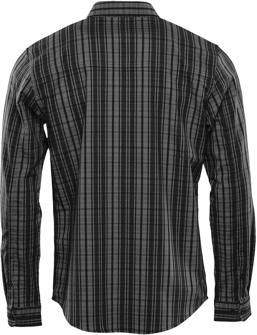 Stormtech Sdr-1 Men’s Muirfield Performance Long Sleeve Shirt - Carbon Plaid - Adult s