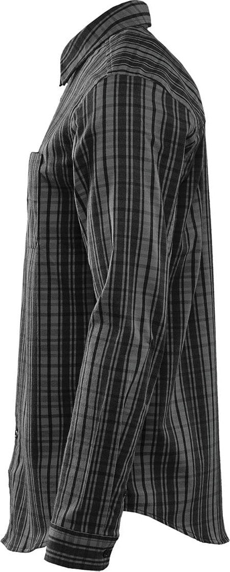 Stormtech Sdr-1 Men’s Muirfield Performance Long Sleeve Shirt - Carbon Plaid