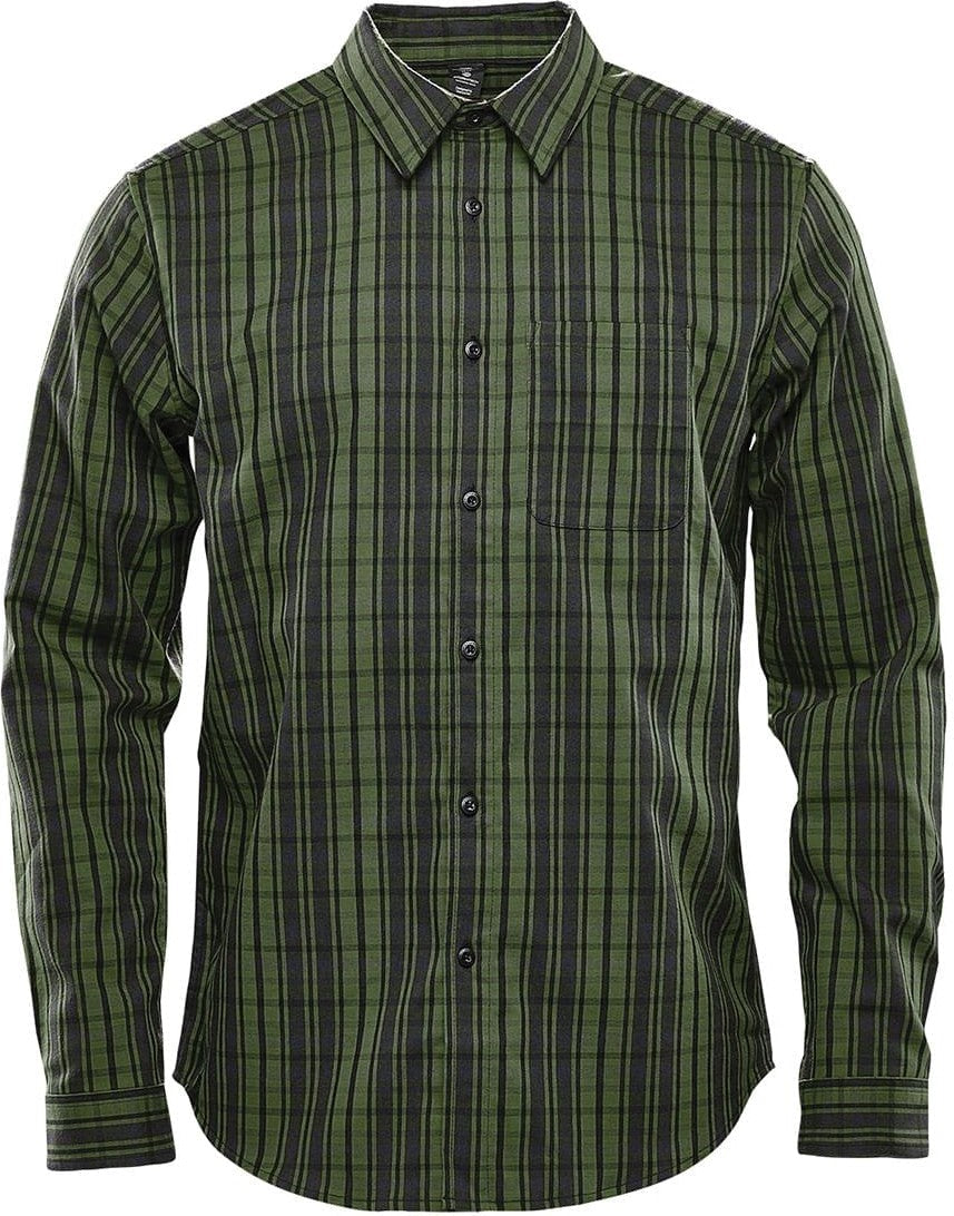 Stormtech Sdr-1 Men’s Muirfield Performance Long Sleeve Shirt - Earth Plaid - Adult s