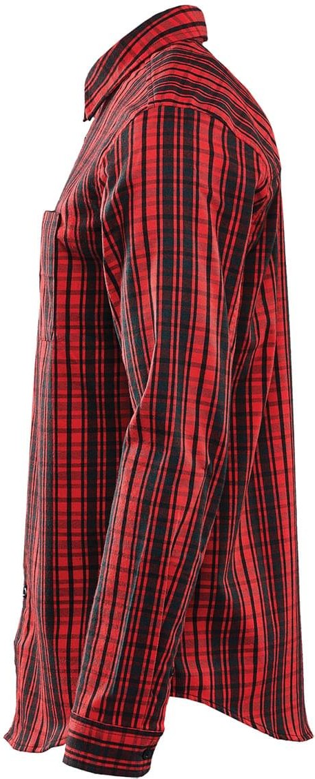 Stormtech Sdr-1 Men’s Muirfield Performance Long Sleeve Shirt - Red Plaid
