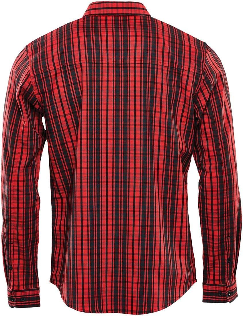 Stormtech Sdr-1 Men’s Muirfield Performance Long Sleeve Shirt - Red Plaid
