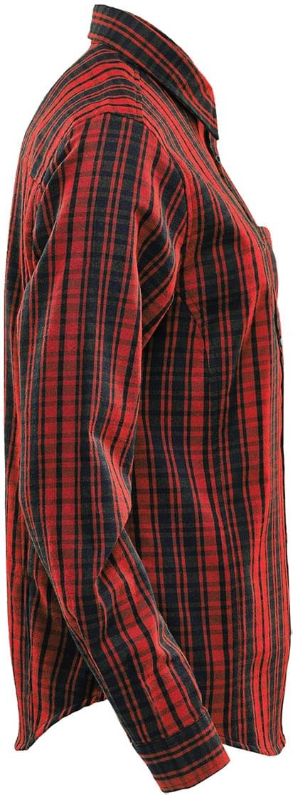 Stormtech Sdr-1w Women’s Muirfield Performance Long Sleeve Shirt - Red Plaid